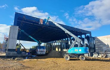 Дизельный телескопический подъемник и КМУ Арлфит